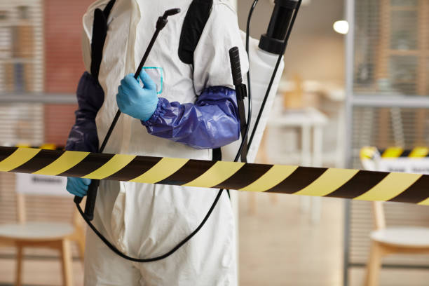 Professional Sewage Cleanup technician working in Kittery Point, ME